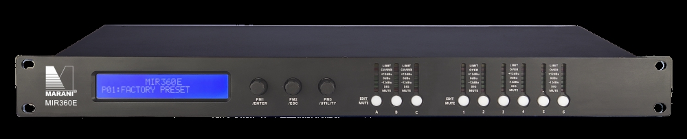 Digital audio processor 3 in 6 out