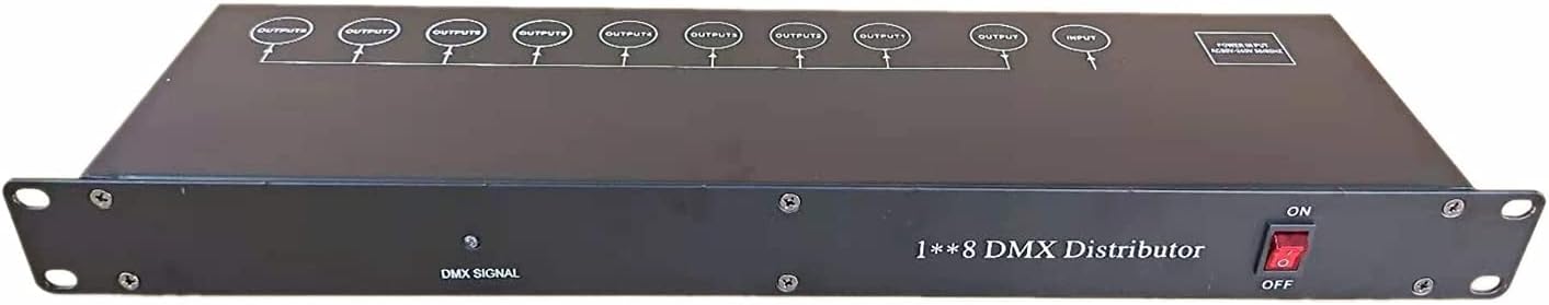DMX splitter 8 channels