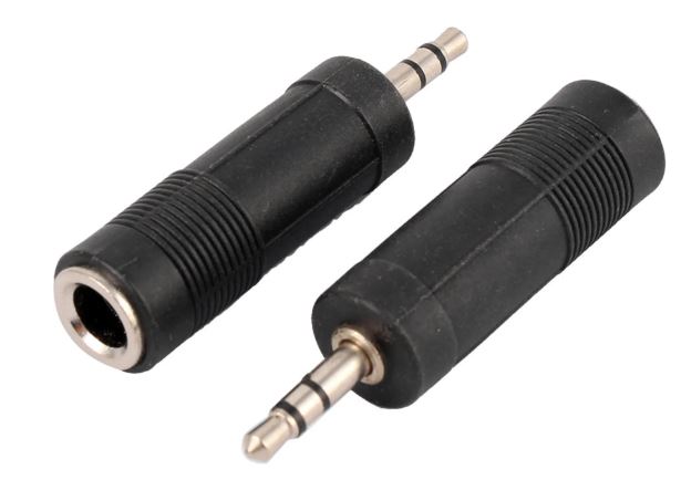 adapter jack6.5 female to jack3.5 male stereo