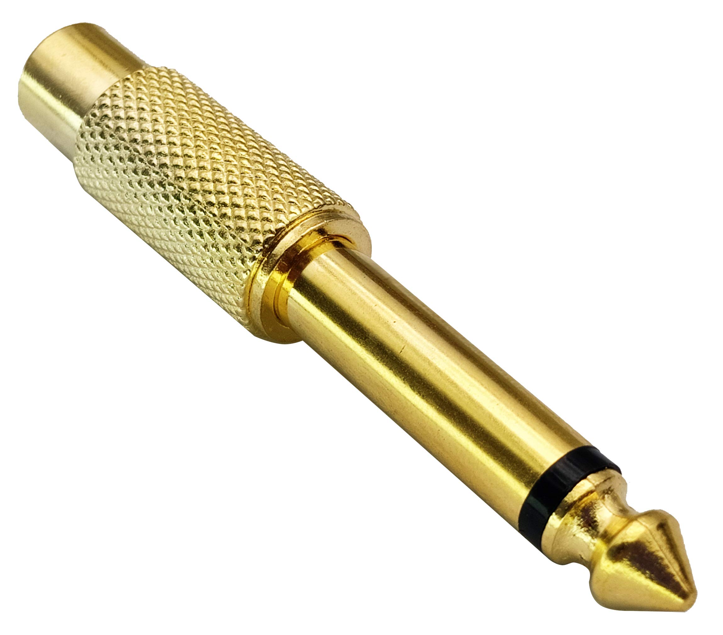 Adapter RCA female to jack 6.5 male copper