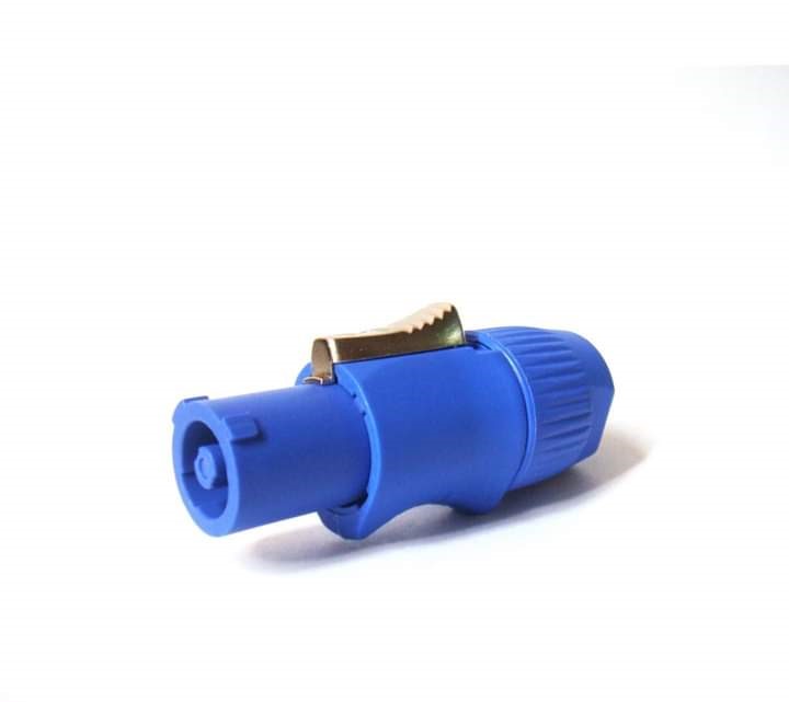 Speakon power male blue color