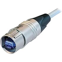 XLR connector silver to cat6