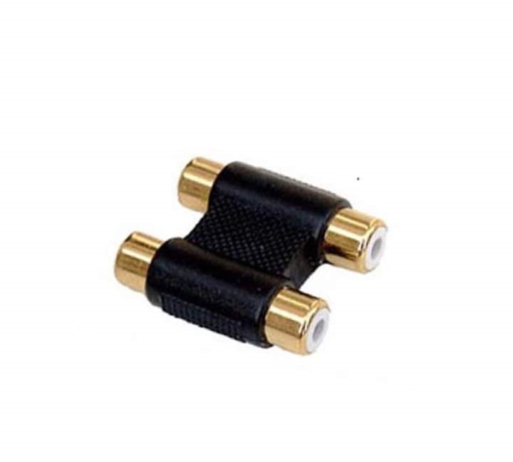 Adapter RCA female to RCA female double