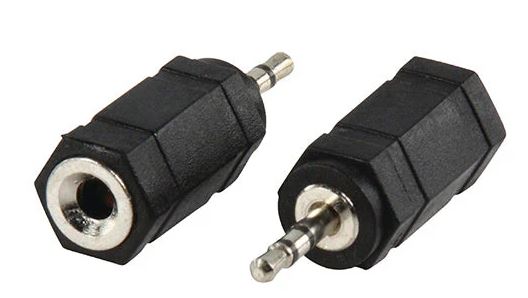 Adapter jack 3.5 female to jack 2.5 male