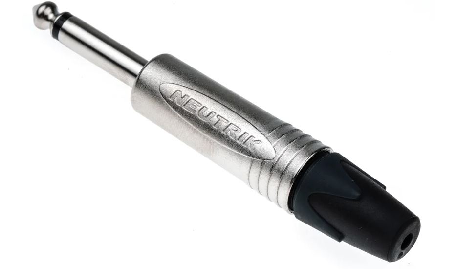 Connector jack 6.5 silver