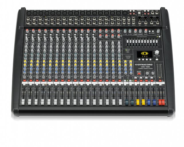 Audio mixer 16 channels digital double effect