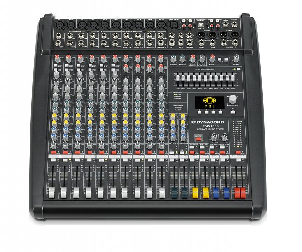 Audio mixer 10 channels digital double effect