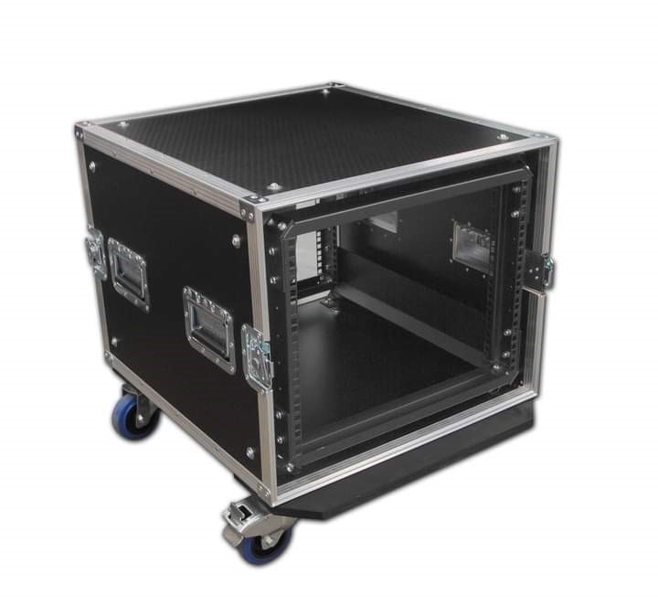 Flightcase for amplifier double wall 8u