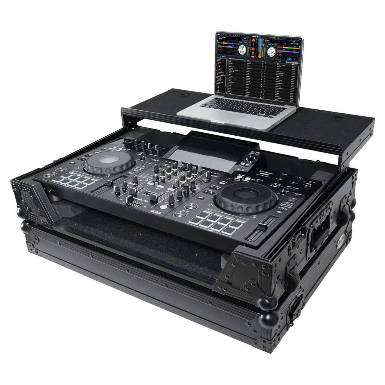 RX3 flightcase with laptop stand
